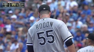 CWS@KC: Rodon gets Escobar to ground out, escapes jam