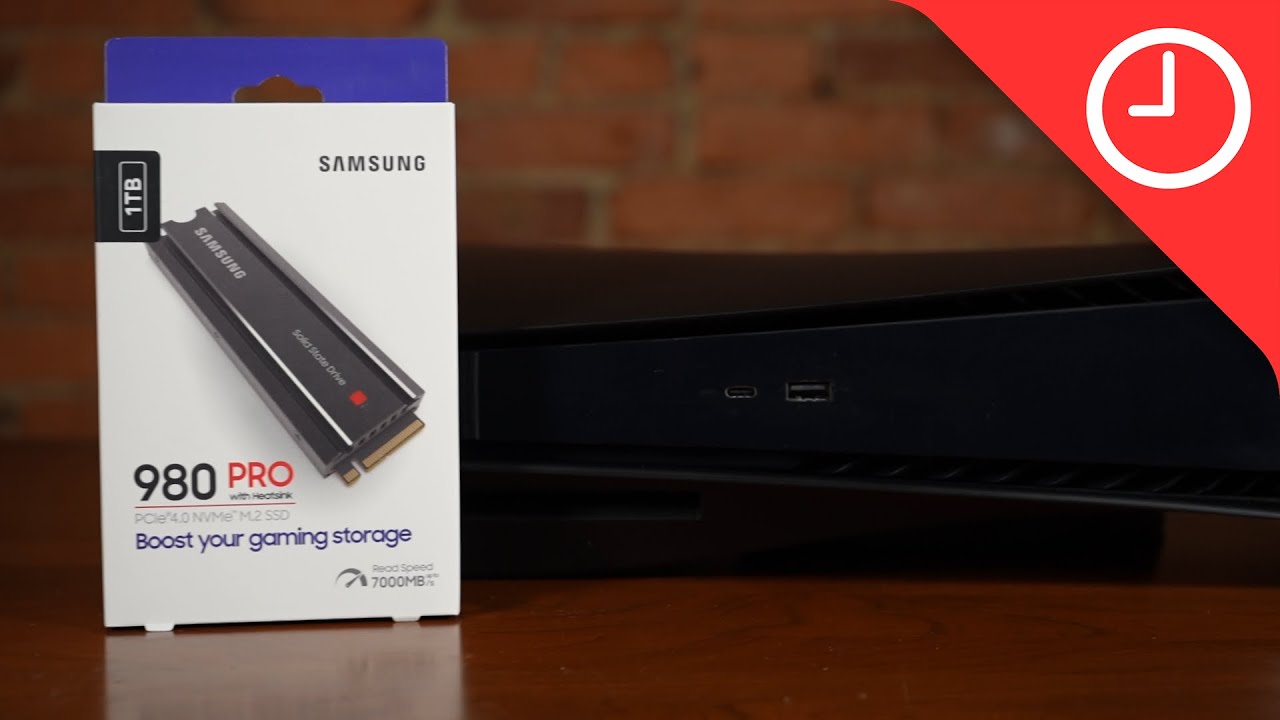 Samsung 980 Pro SSD with heatsink PS5 and PC gaming upgrade