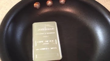 Testing Silver with an Ice Cube