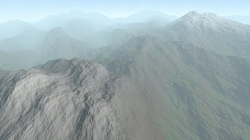 [OpenGL 3D Engine] Quadtree Procedural Fractal Terrain #1