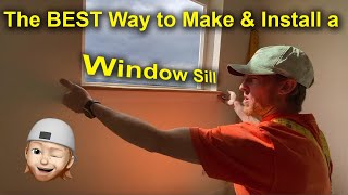 HowTo Build and Install Window Sill & Apron: EASY DIY, Step by Step, Used in DR Horton and MORE!