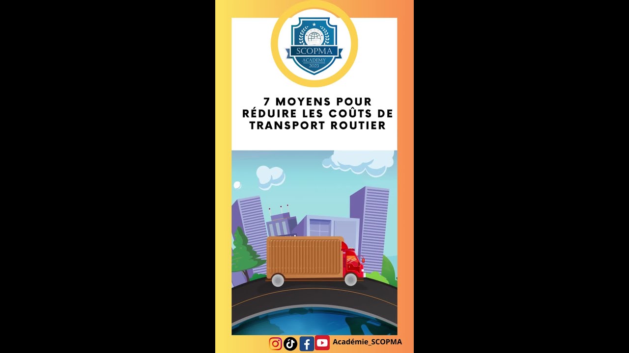 7 moyens pour réduire les coûts de transport routier - YouTube