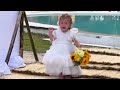 The cutie little flower girlamila sabine homanthe homans wedding day angelica panganibans dream