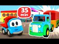 Leo the truck full episodes cartoons for kids &amp; Learning baby videos. Street vehicles &amp; toy trucks.