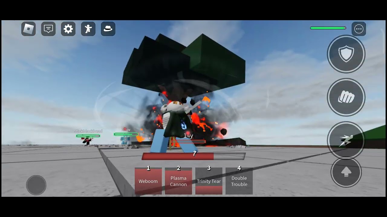 playing tsb with my friend - YouTube