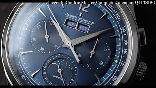 脈搏計刻度 經典設計與多重複雜功能|積家大師系列Jaeger LeCoultre Master Complete Calendar Moonphase Chronograph Q4138180 脈搏計刻度 經典設計與多重複雜功能|積家大師系列Jaeger LeCoultre Master Complete Calendar Moonphase Chronograph Q4138180