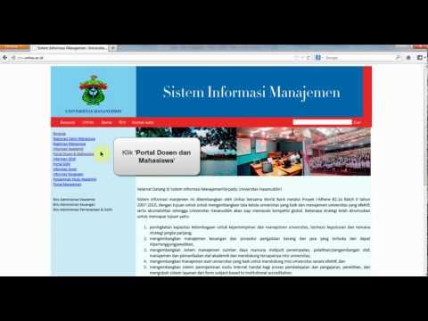 Tutorial Pengisian KRS Online via SIM Unhas.wmv