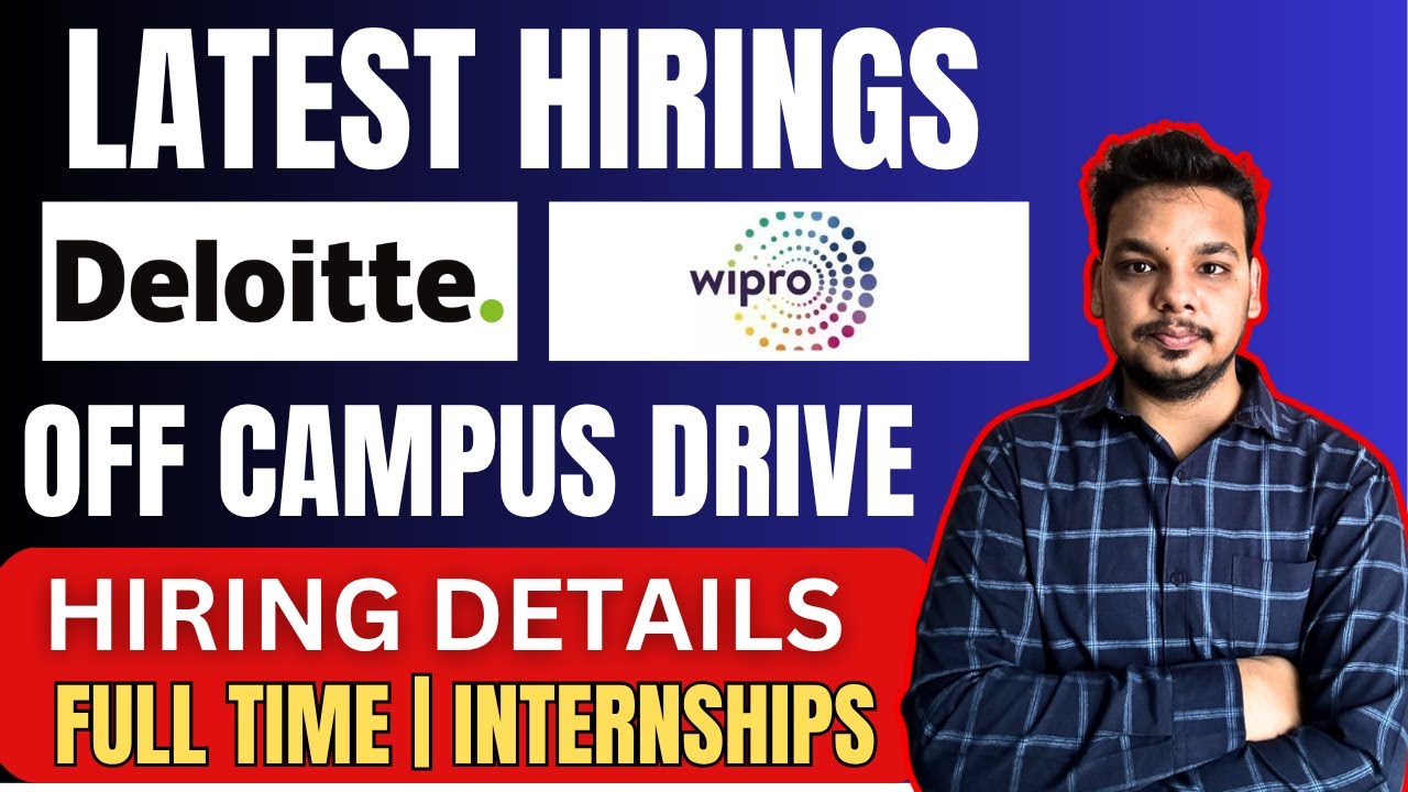 Deloitte is Hiring Freshers | OFF Campus Drive For 2025, 2024 Batch ...