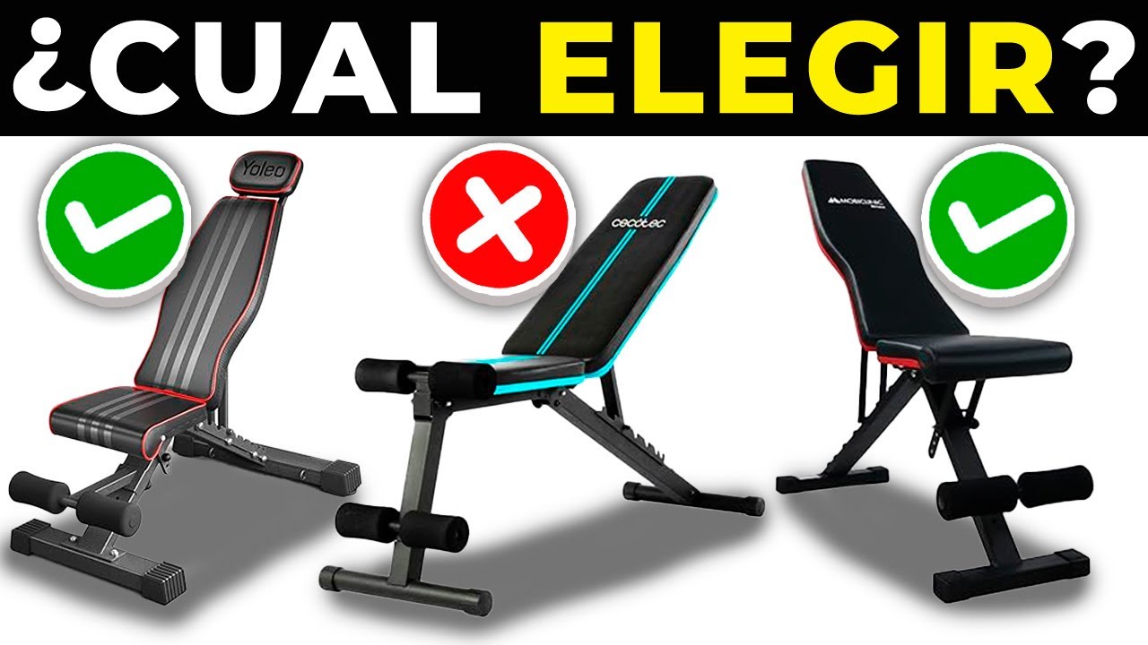 ✅ Los 5 MEJORES BANCOS de ENTRENAMIENTO AJUSTABLE 2025 | BANCOS de MUSCULACIÓN Calidad Precio