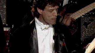 Rolling Stones accept award at Rock and Roll Hall of Fame inductions 1989 chords