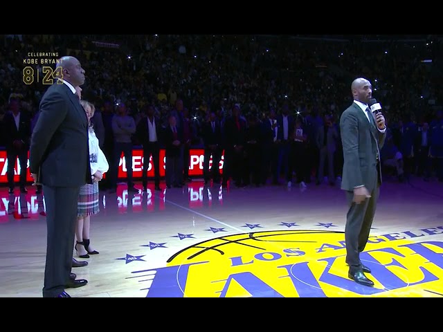 kobe jersey retirement date