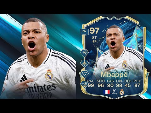 FC 25: KYLIAN MBAPPE 97 TOTS PLAYER REVIEW I FC 25 ULTIMATE TEAM