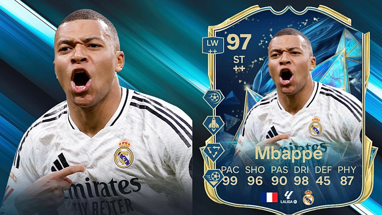 FC 25: KYLIAN MBAPPE 97 TOTS PLAYER REVIEW I FC 25 ULTIMATE TEAM