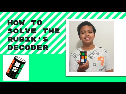 How to Solve the Rubik's Decoder - YouTube