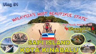 Malaysia's Best Beach Holiday Destination: Shangri-la Tanjung Aru & Sapi Island. Kota Kinabalu.
