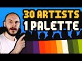 30 Artists Try Difficult Pixel Art Color Challenge