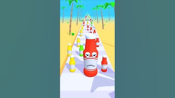 Juice Run Lvl.107 - Growing Bigger With Every Bottle 🍹🔥 #shorts #games #juicerun #gameshorts