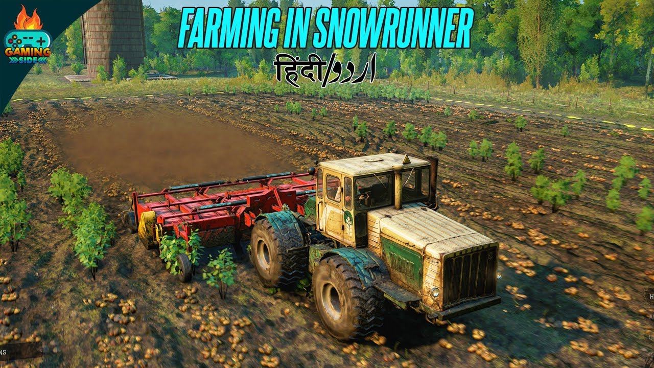 Trying Out New Farming Feature in Snowrunner PC Gameplay - YouTube