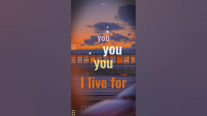You I live for(cover) - Jeriah Joy