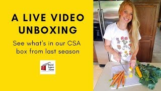 Watch a Live CSA Unboxing Video Replay