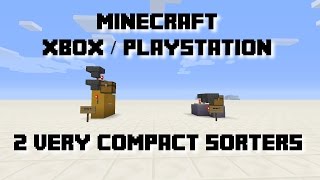 Sorters Pt.1: Two Most Compact, Easy to Build Item Sorters