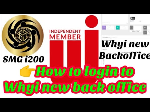 How to login to Whyi new back office from Soul Max i200 back office.