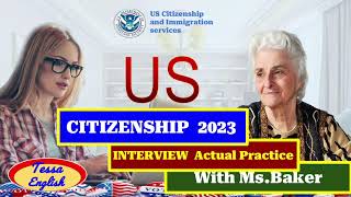 U.S Citizenship Interview Full Simulation | N-400, Civics Test, Q&amp;A | Practice for Naturalization