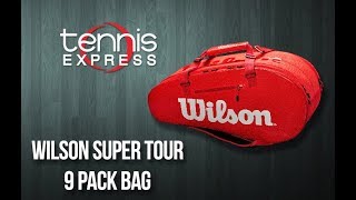 Wilson Super Tour 2 Compartment Large Tennis Bag | Tennis Express