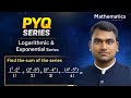 Find the sum of (1²·2²)/1! + (2²·3²)/2! + (3²·4²)/3! + (4²·5²)/4! + … ∞ || Logarithm & Exponential