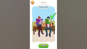 Brain story tricky puzzle Level 93: Find The Scholar(Android, iOS) Gameplay Funny #shorts