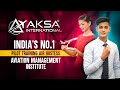 Aksa international indias no1 air hostess training institute