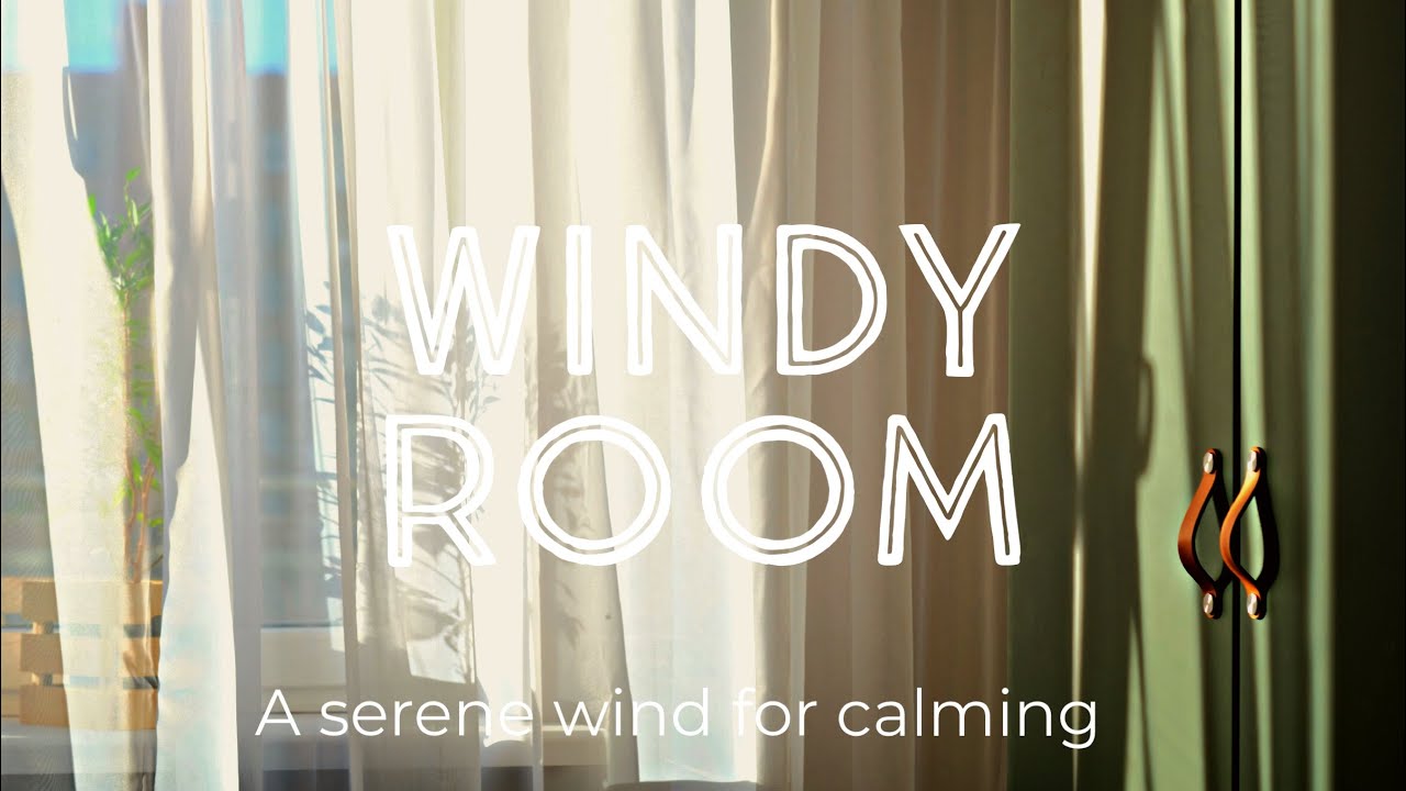 Fall Asleep Instantly|Soft breeze through curtains| Deep sleep| Relaxing| Focus| 1 hourMoat relaxing