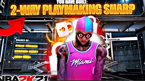 ONE OF A KIND 2-WAY PLAYMAKING SHARP DEMIGOD BUILD - 99 SPEED - LOCK TAKEOVER - NBA 2K21