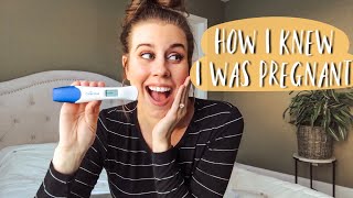 HOW I KNEW I WAS PREGNANT BEFORE POSITIVE TEST! Early Pregnancy Symptoms