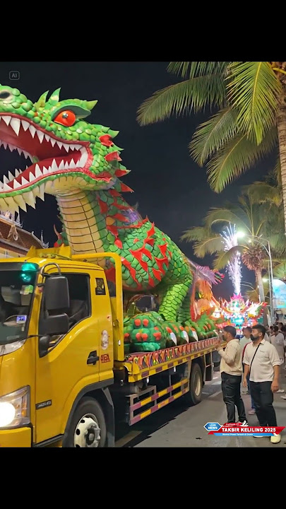 sangat meriah takbir keliling parade disney  #takbiran #idulfitri #disney #takbiranhariraya