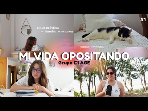 MI VIDA OPOSITANDO | sábado FRUSTRANTE , ¿por qué AGE C1? | EspePeachGlow