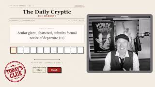 The Daily Cryptic #2: Can You Solve Today’s Cryptic Clue
