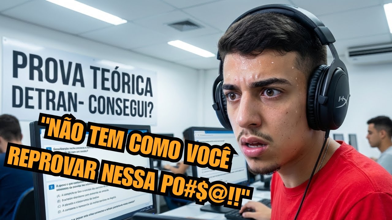 FAZENDO A PROVA DO DETRAN!! IMPOSSÍVEL REPROVAR