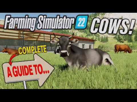 FS22 | A ‘COMPLETE’ GUIDE TO… COWS! | Farming Simulator 22 | INFO SHARING PS5.