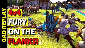 0AD – 4v4 Fury on the Flanks!