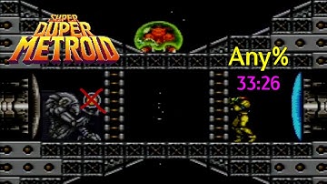 Super Duper Metroid - Any% Speedrun in 33:26 (World Record)