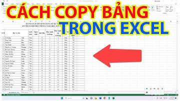 Cách Copy Bảng Trong Excel