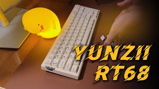 This Compact Keyboard Nails The Retro Look Yunzii Rt68 Typing Sound