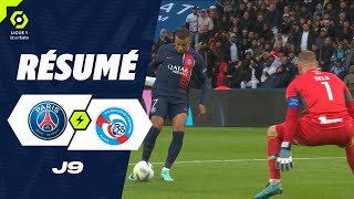 PARIS SAINT-GERMAIN - RC STRASBOURG ALSACE (3 - 0) - Résumé - (PSG - RCSA) / 2023-2024