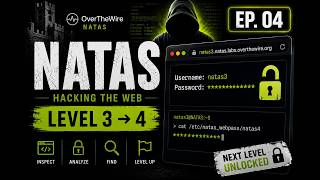 Natas Level 3 → 4: The Hidden Secret of Robots.txt 🔐 | Hacking the Web EP. 04
