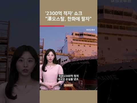 [여튜 쇼츠] '2300억 적자' 쇼크 "濠<strong>오스탈</strong>, 한화에 팔자" / 여의도튜브