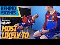 DE JONG, TER STEGEN, GRIEZMANN... CAN'T HELP LAUGHING DURING MOST LIKELY TO FILMING!