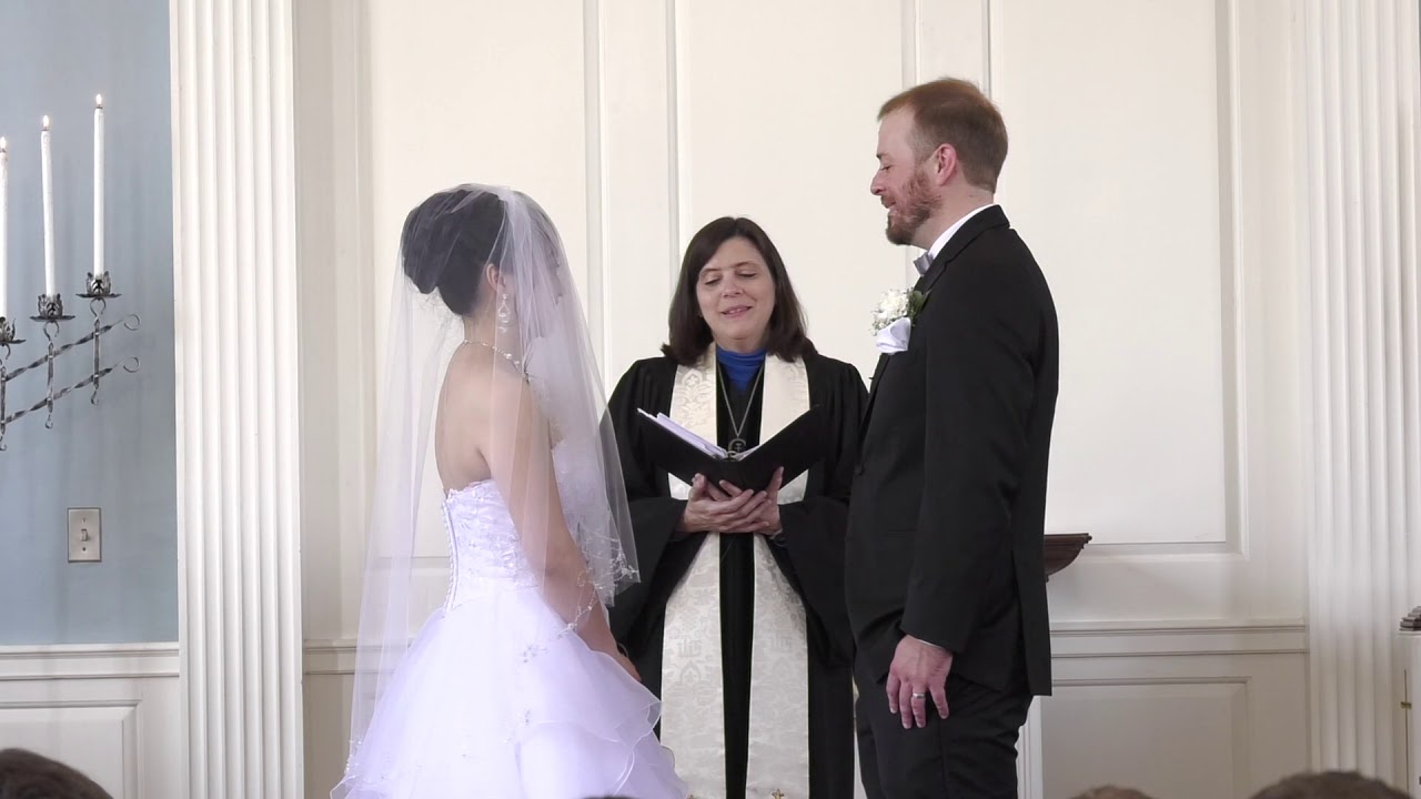 Second Congressional Church of Coventry in Coventry, CT Wedding Ceremony 10-13-19!