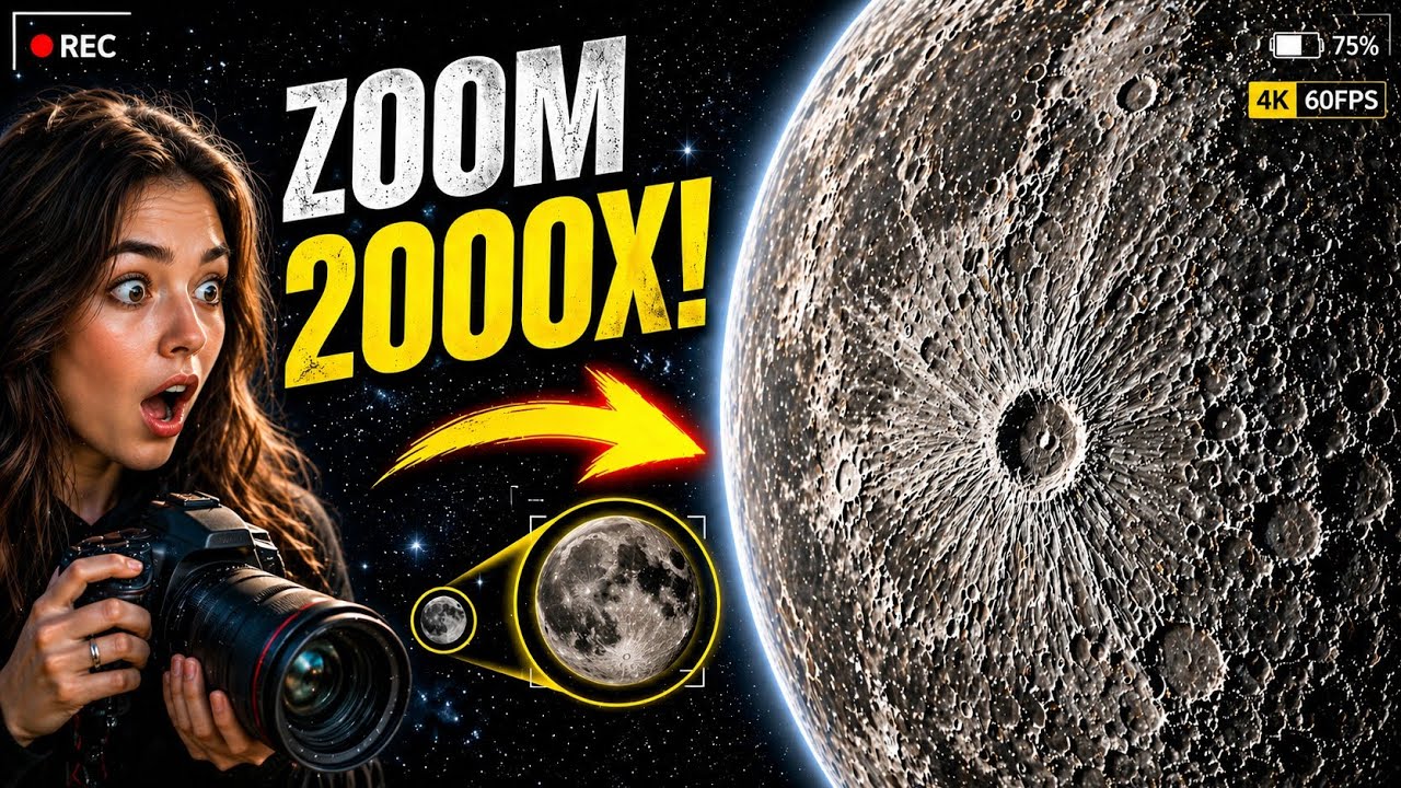 Extreme Moon Zoom — The Moon Like You've Never Seen Before