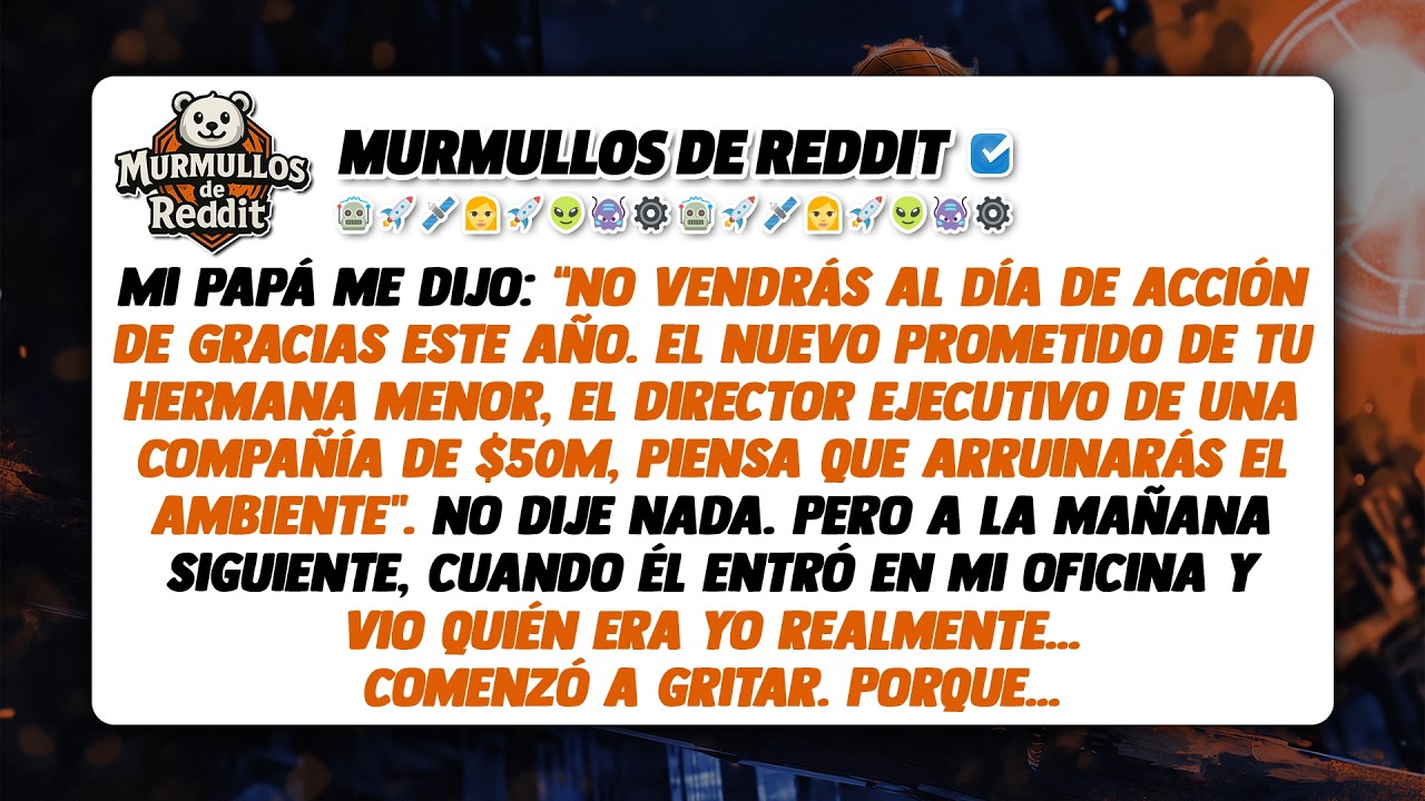 Mi familia no me invitó al Día de Acción de Gracias. Hasta que el prometido de mi hermana menor...